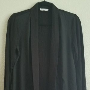 Calvin Klein black work cardigan / light blazer